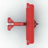 Classic Red Biplane Building Blocks