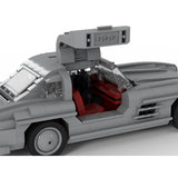 MOC-223863 Mercedes 300 SL W198 1:18 Scale Classic Sports Car Building Blocks