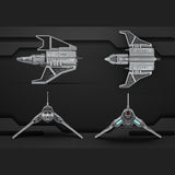 MOC-185675 SW UCS The Havoc Marauder Shuttle of the Bad Batch Upgraded version Building Blocks