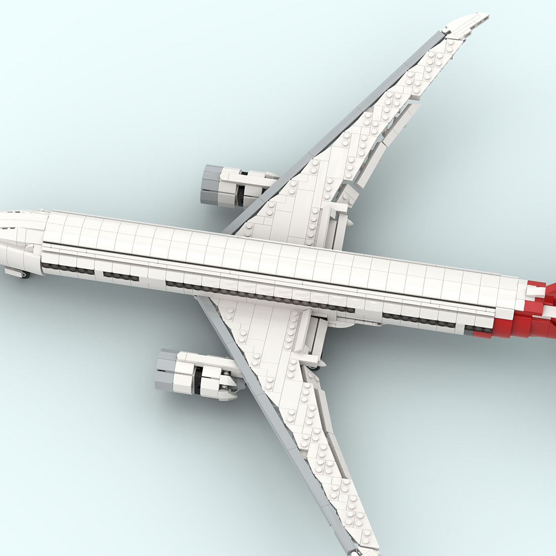 MOC-248342 Boeing 787-9 Dreamliner Qantas Livery 1:100 Building Blocks
