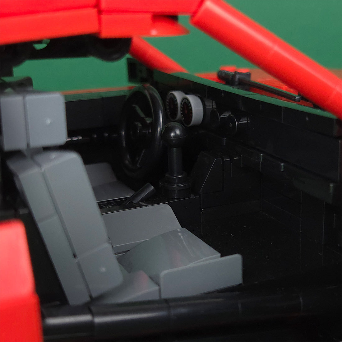 Italian Racing Sports Car Building Block (gobricks/red)
