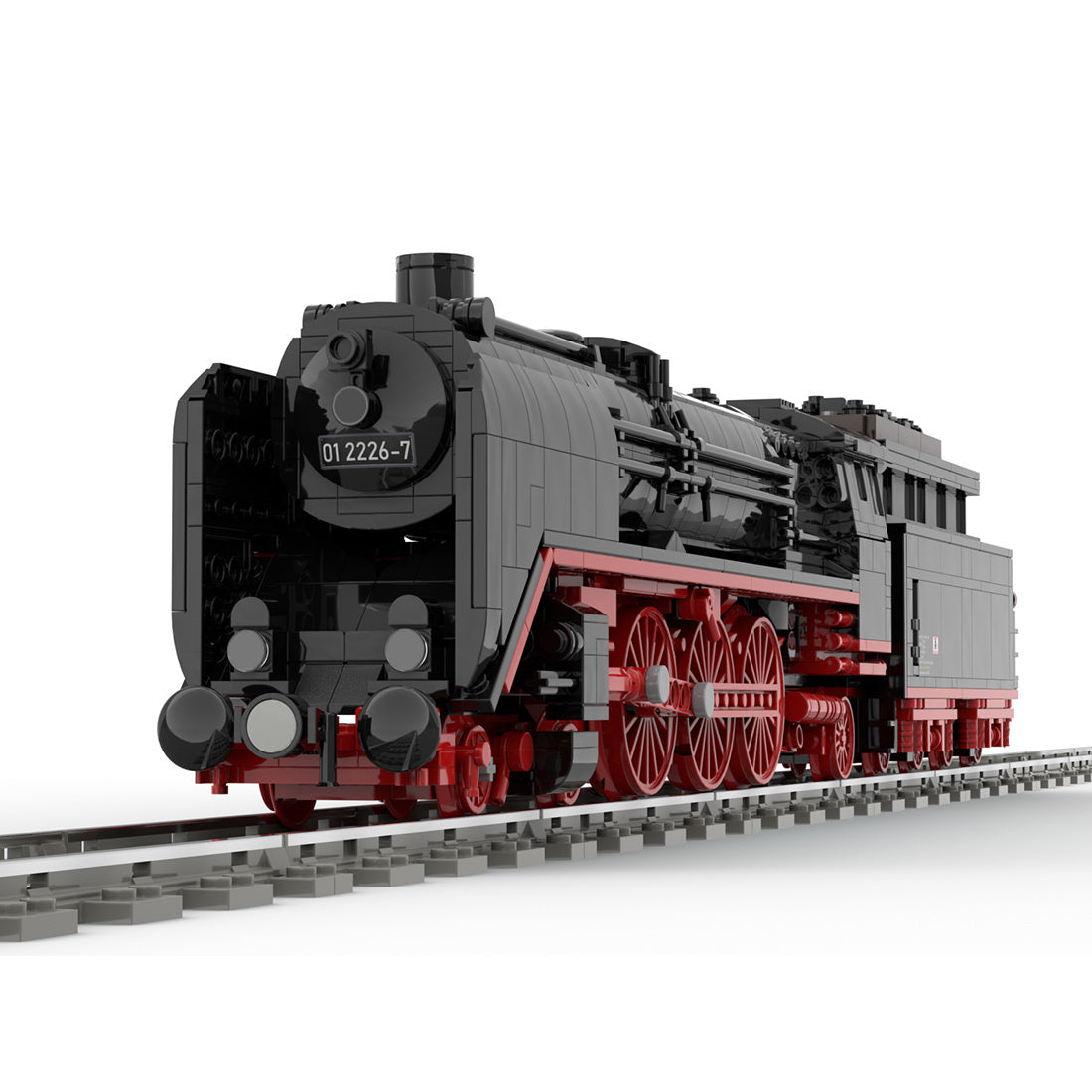 MOC-102185 BR 01 Deutsche Reichsbahn Vintage Steam Locomotive Building Blocks