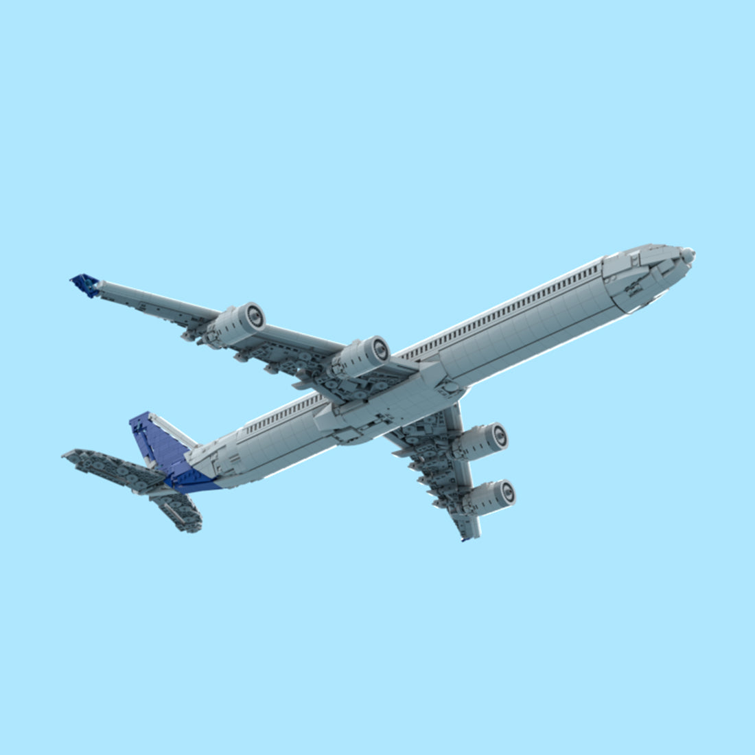 MOC-236336 Airbus A340-600 Factory Livery Building Blocks