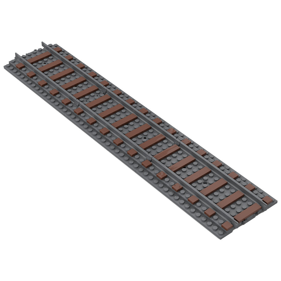 Straight Rail Train Track ×3