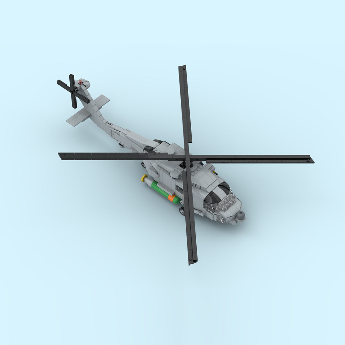 MOC-204867 MH-60R Navy Helicopter Building Blocks