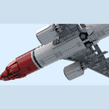 MOC-261379 Norwegian Livery B738 Commercial Airliner Building Blocks