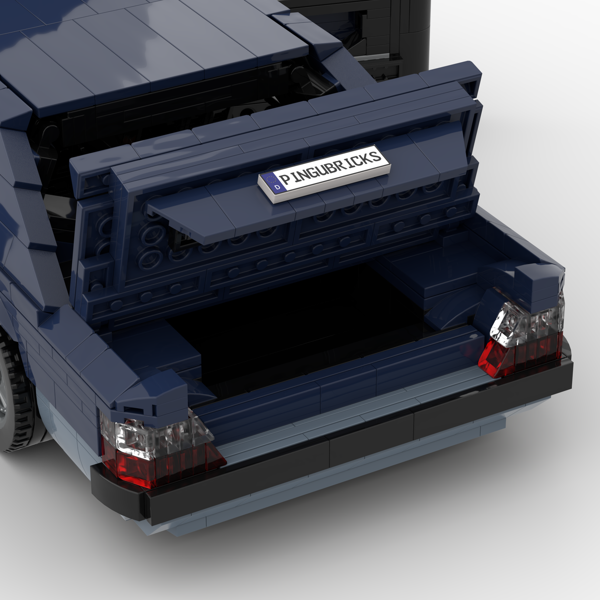 1980s German Grand Touring Coupe Building Blocks (Gobricks)