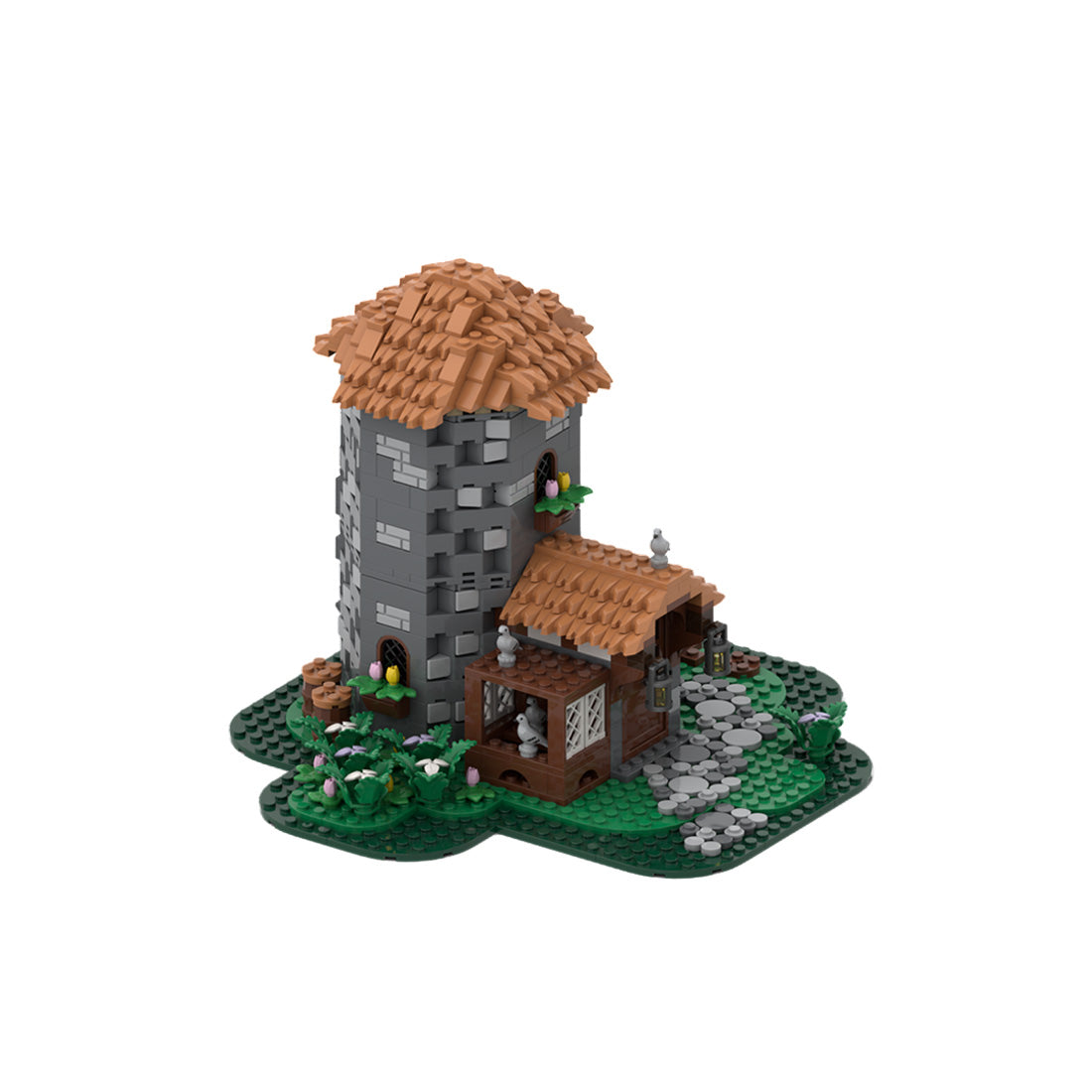 MOC-243065 Pigeon Keeper's House Medieval Village Building Blocks