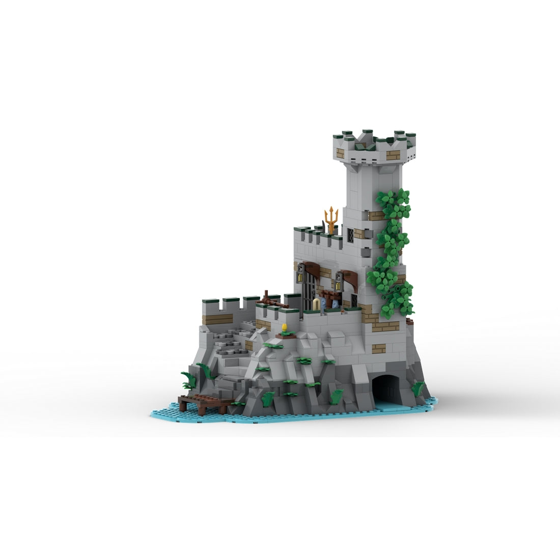 MOC-243062 Kraken Prison Island Outpost Medieval Building Blocks