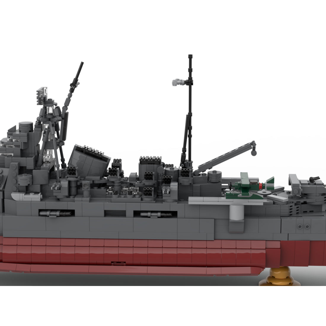 1:200 Scale IJN Maya Takao-Class Heavy Cruiser Building Blocks