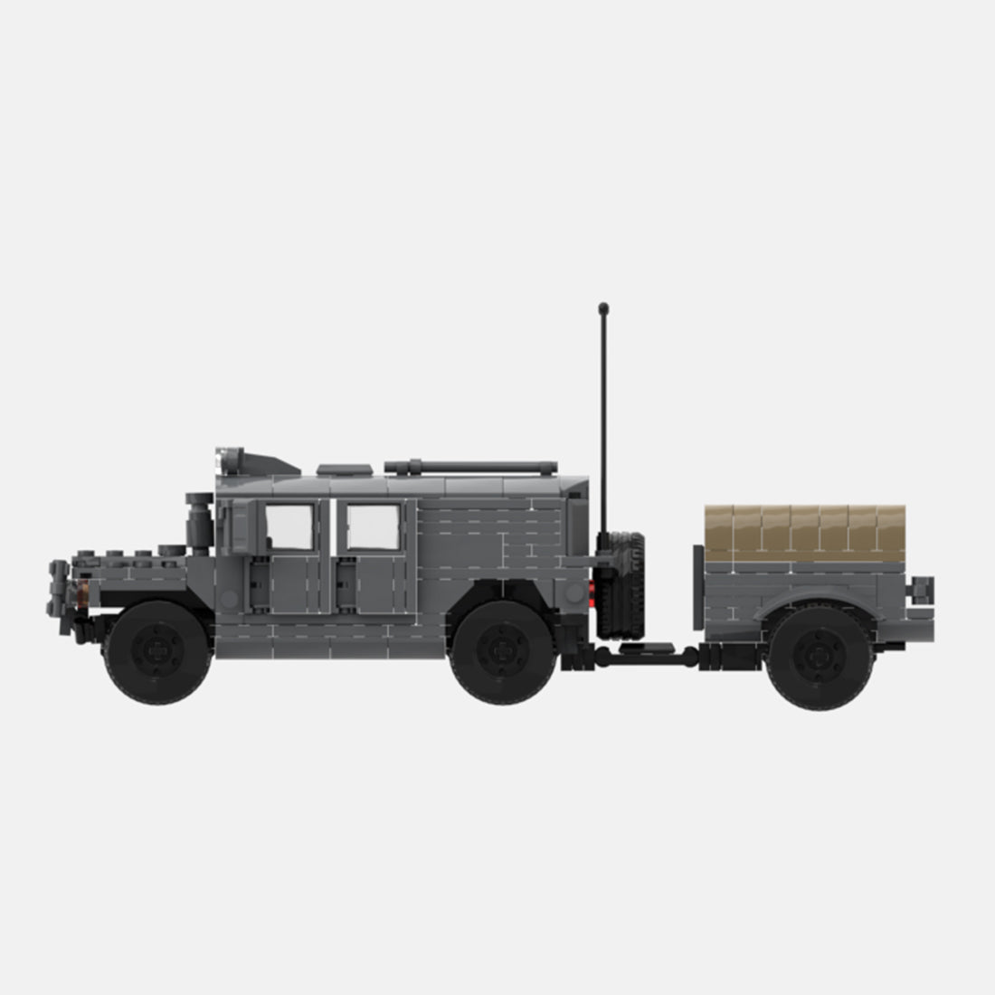 Urban HUMVEE 7 Modern Military Vehicle Building Blocks