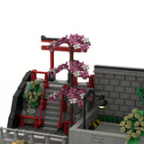 MOC-264460 Modern Japanese Waterfall Villa Building Blocks