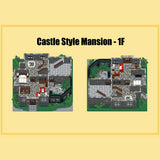 Gothic Castle Villa Victorian Mansion Building Blocks