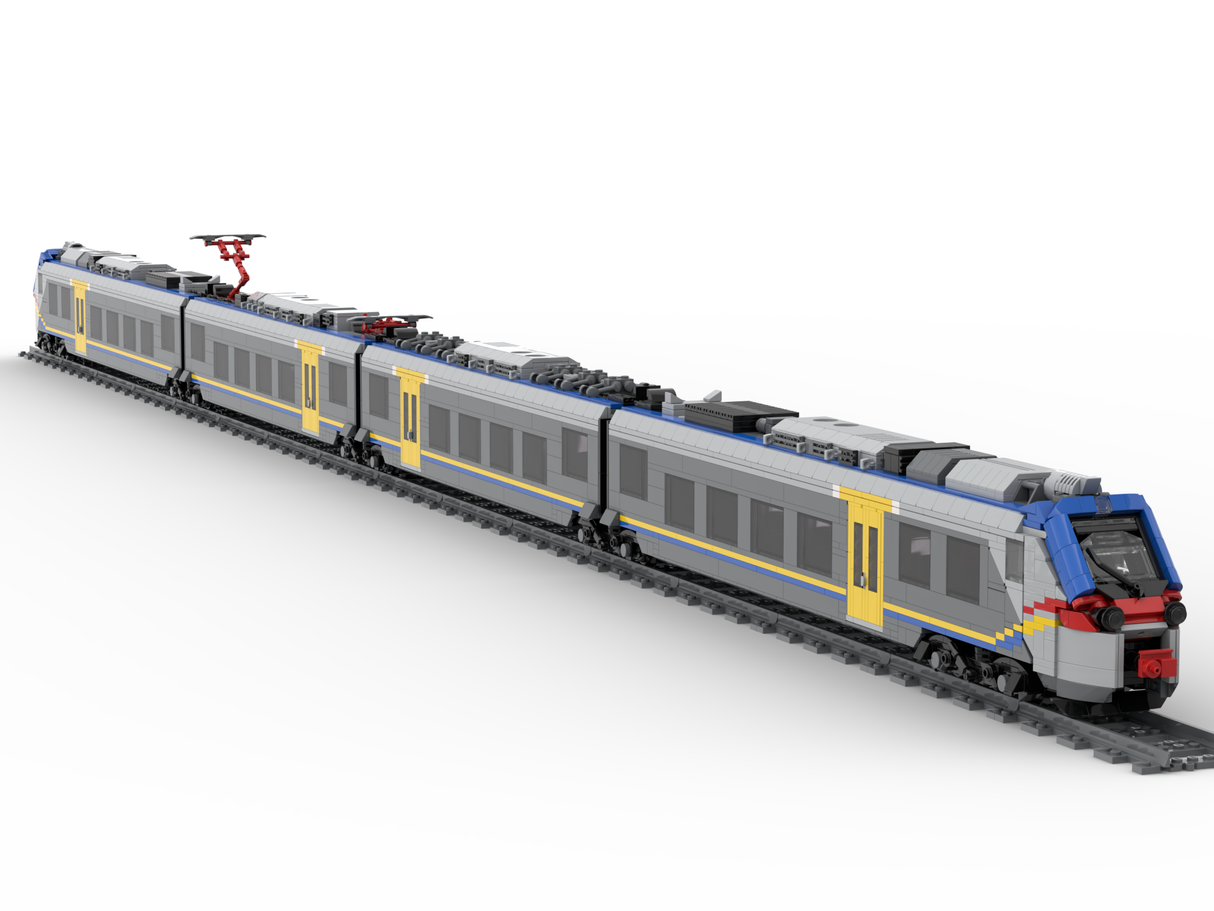 Italian ETR-104 pop Alstom Coradia Stream DPR livery Building Blocks