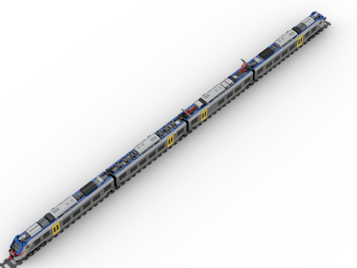 Italian ETR-104 pop Alstom Coradia Stream DPR livery Building Blocks