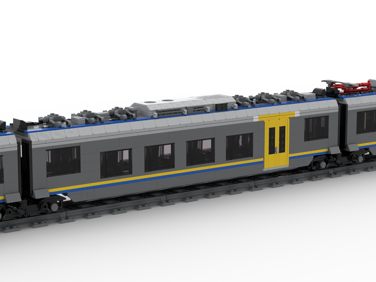 Italian ETR-104 pop Alstom Coradia Stream DPR livery Building Blocks