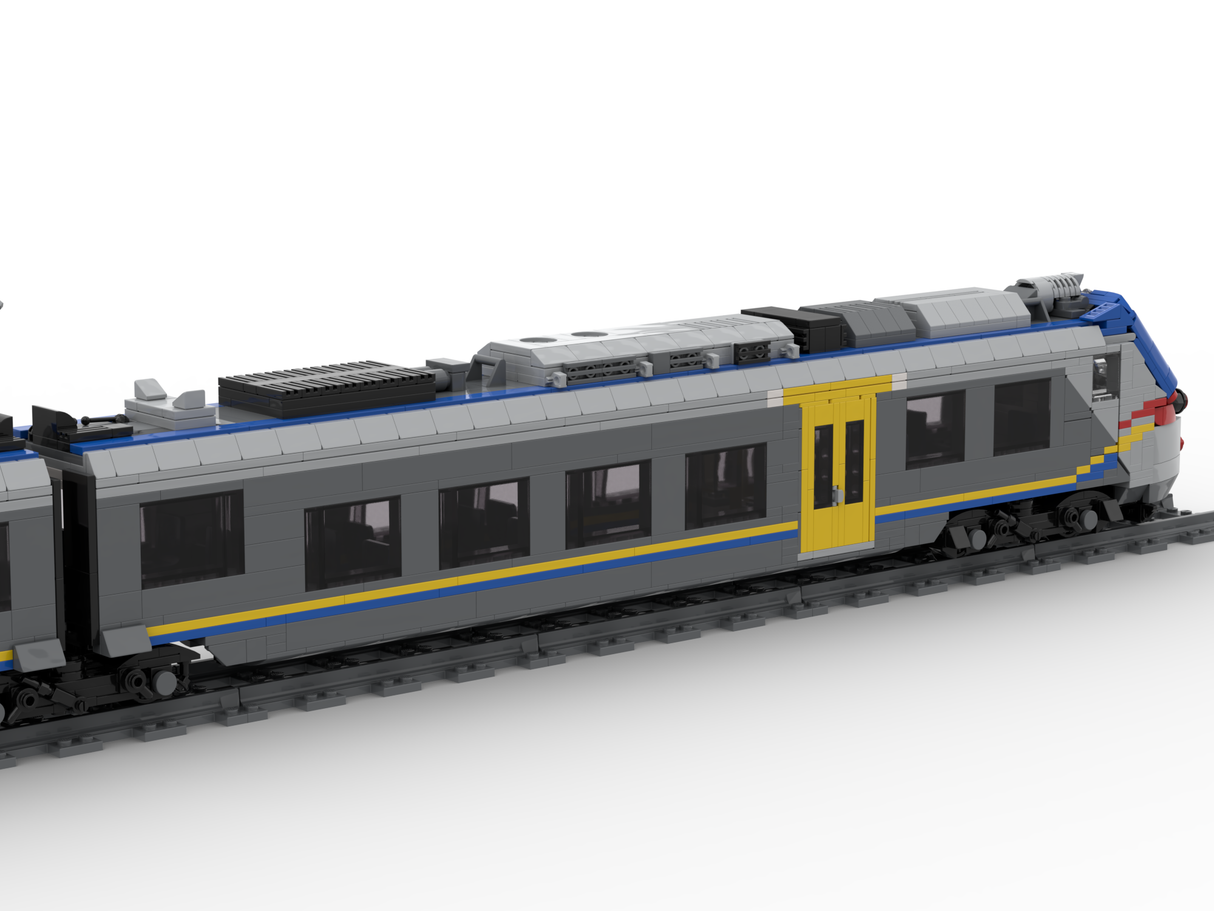 Italian ETR-104 pop Alstom Coradia Stream DPR livery Building Blocks
