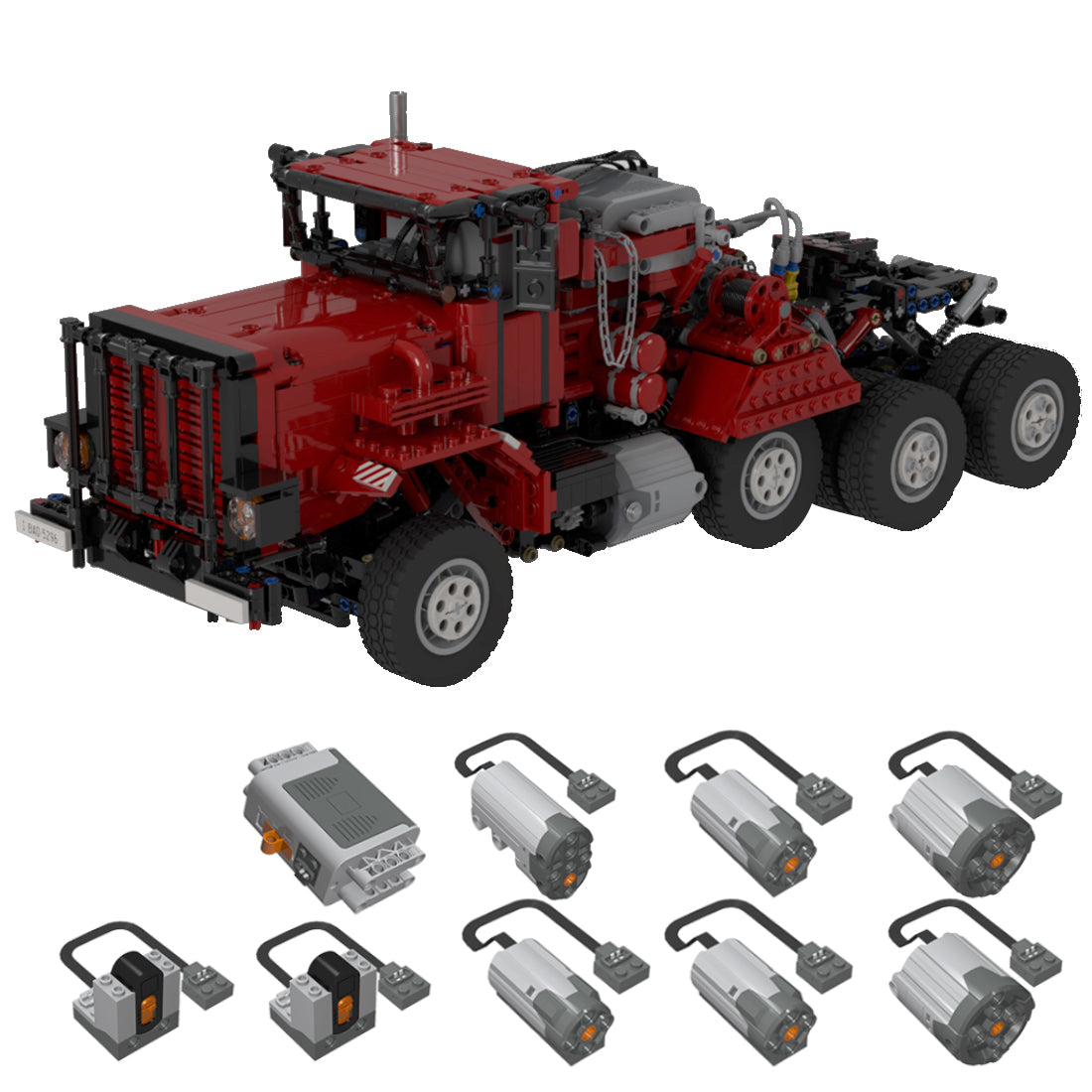Heavy Equipment Transporter with Suspension - Dynamic