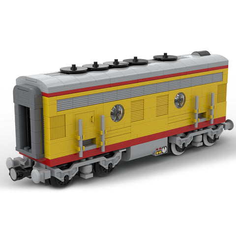 MOC-122547 Union Pacific Locomotive Train B unit Model