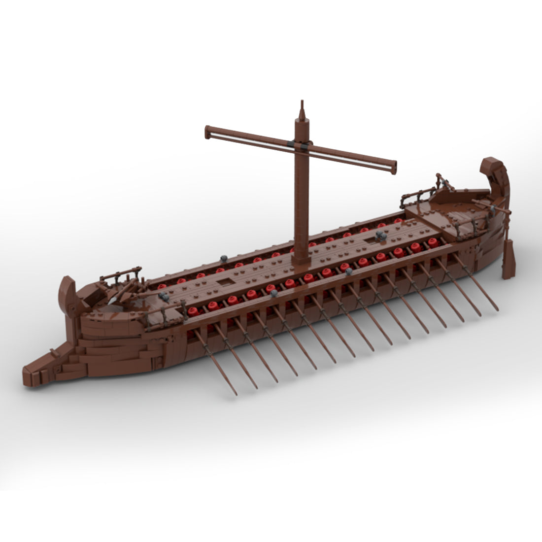MOC-129097 Medieval Sea Sailing Ship Model