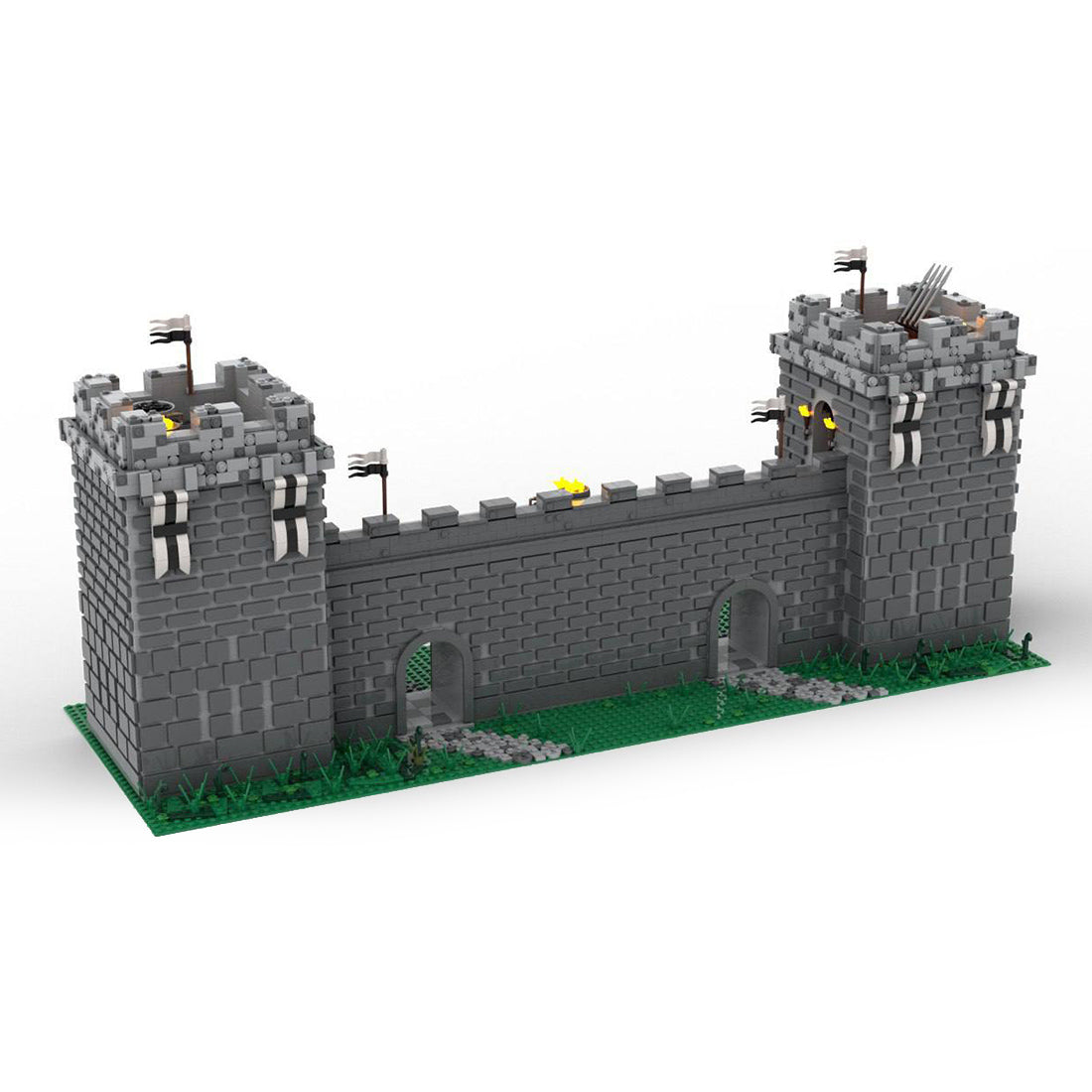 MOC-147993 Medieval Castle Architecture Model