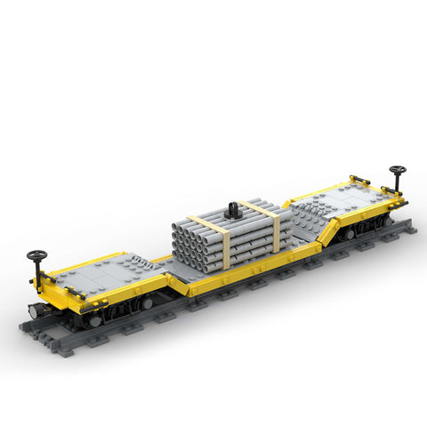 MOC-46691 Center Drop Train Car Model