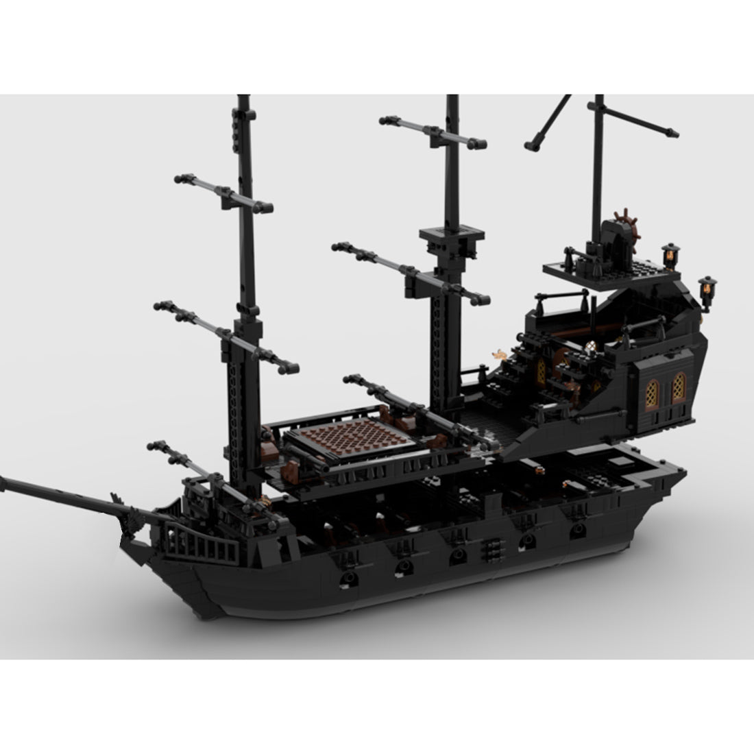 MOC-89763 Black Pearl Pirate Warship