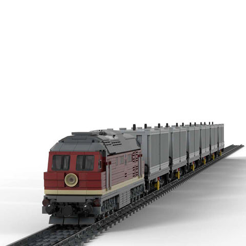 MOC-81731 BR132 + Container Wagons