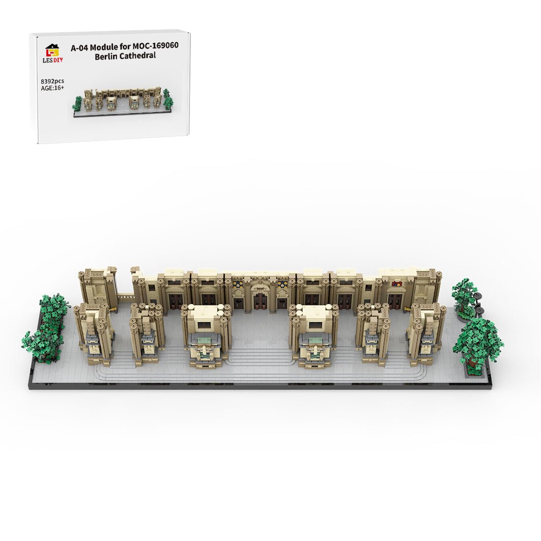 A - 04 Module for MOC - 169060 Berlin Cathedral Building Blocks - LesDiy - 