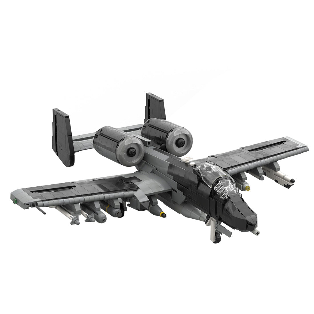 A - 10 Attack Aircraft Military Building Blocks - LesDiy - 