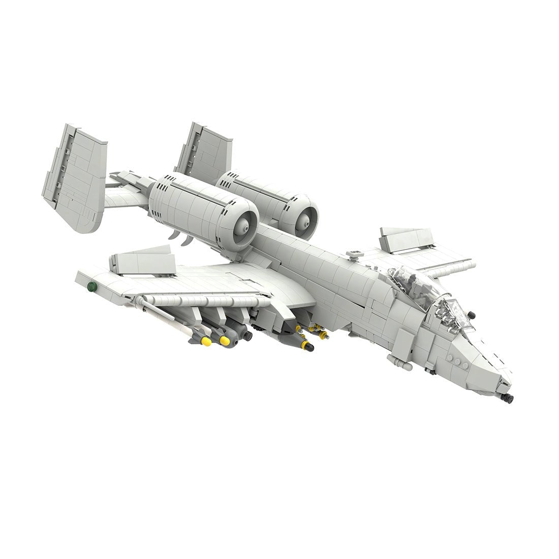 A - 10 Attack Aircraft Military Building Blocks - LesDiy - 
