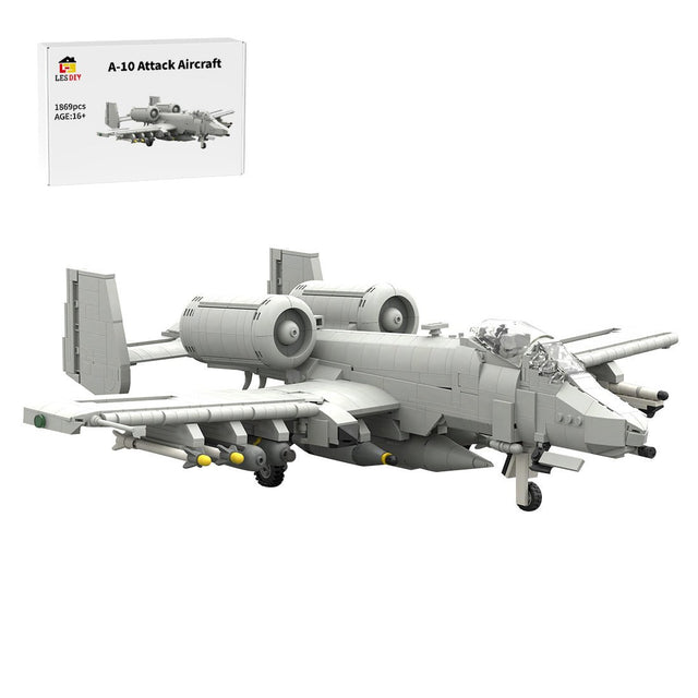 A - 10 Attack Aircraft Military Building Blocks - LesDiy - 