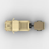 Desert HUMVEE 9 Modern Military Vehicle Building Blocks