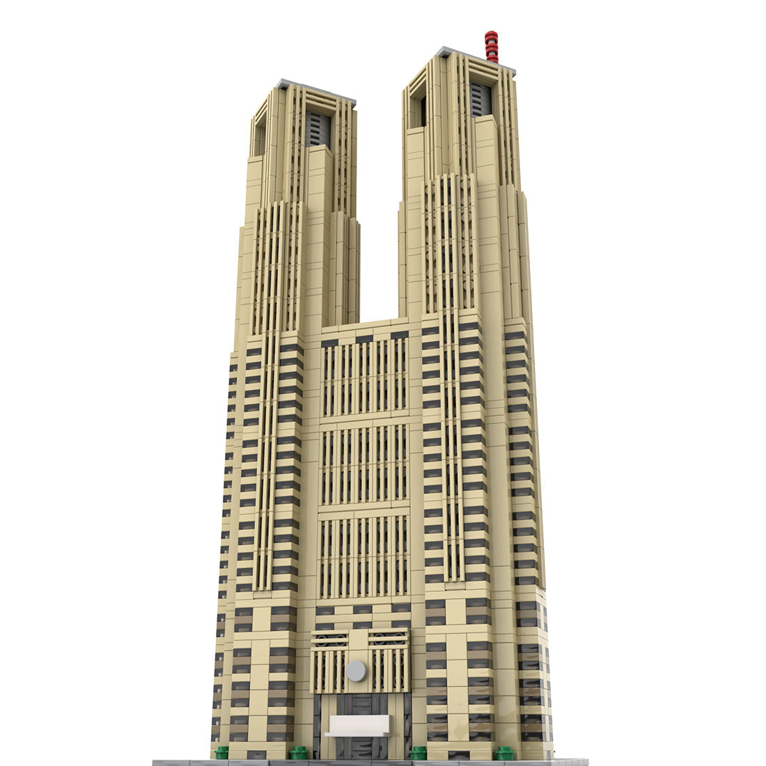MOC-153517 Tokyo Metropolitan Government Building - 1/800 Scale Building Blocks
