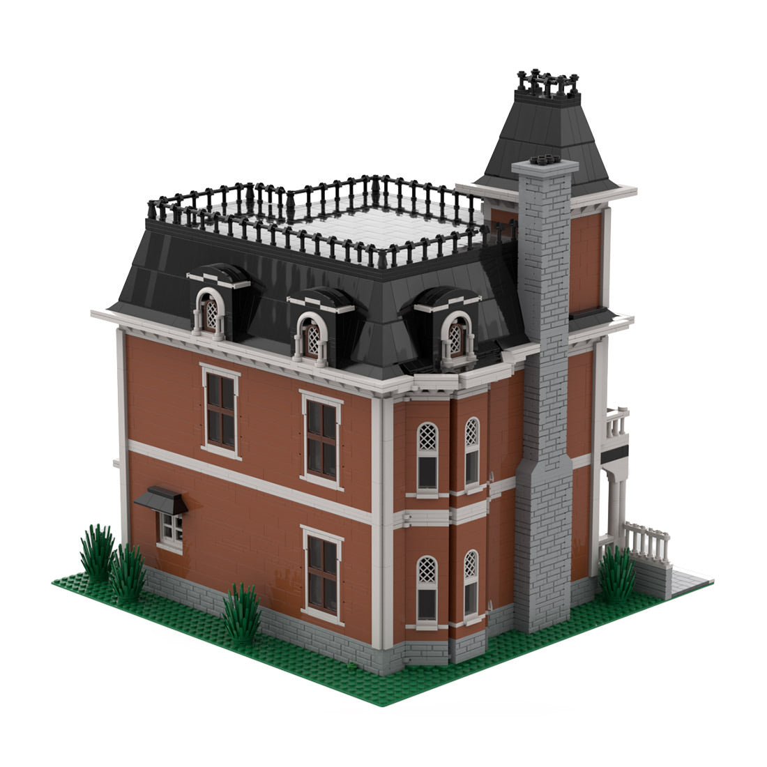 Second Empire House Large Architectural Street Scene Building Blocks