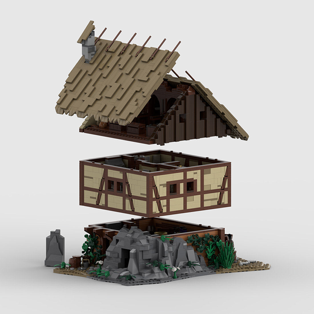 Medieval Taylorsgreen Village Store Building Blocks