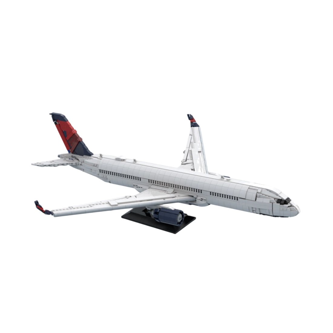 A350-900 U.S. Livery Widebody Airliner Building Blocks-LesDiy-Building Blocks-