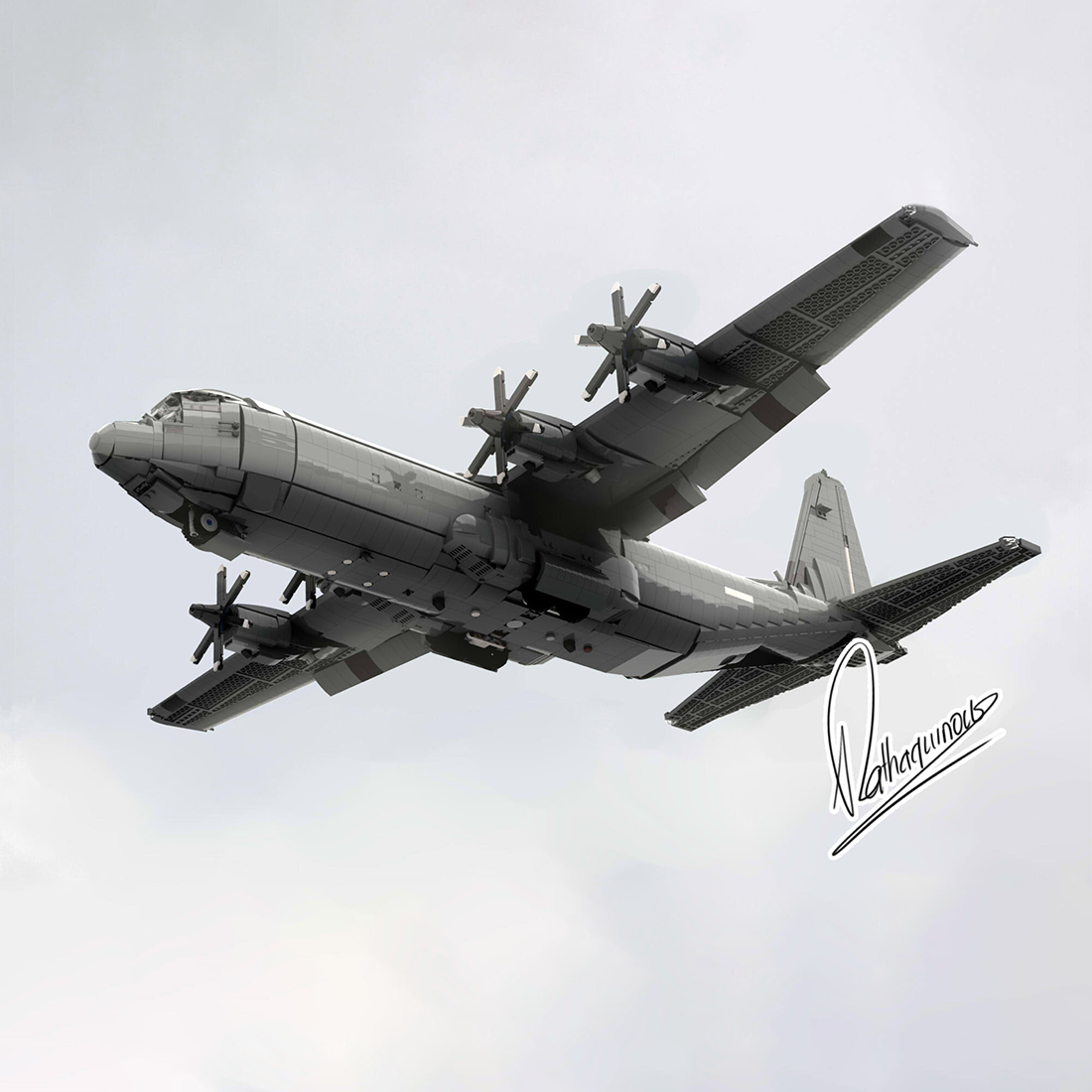 MOC-220492 Lockheed C-130J 30 Super Hercules Building Blocks