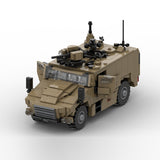 MOC-222718 1/35 Scale WWII Military French 4×4 Transport Vehicle: VBMR-L Serval Building Blocks