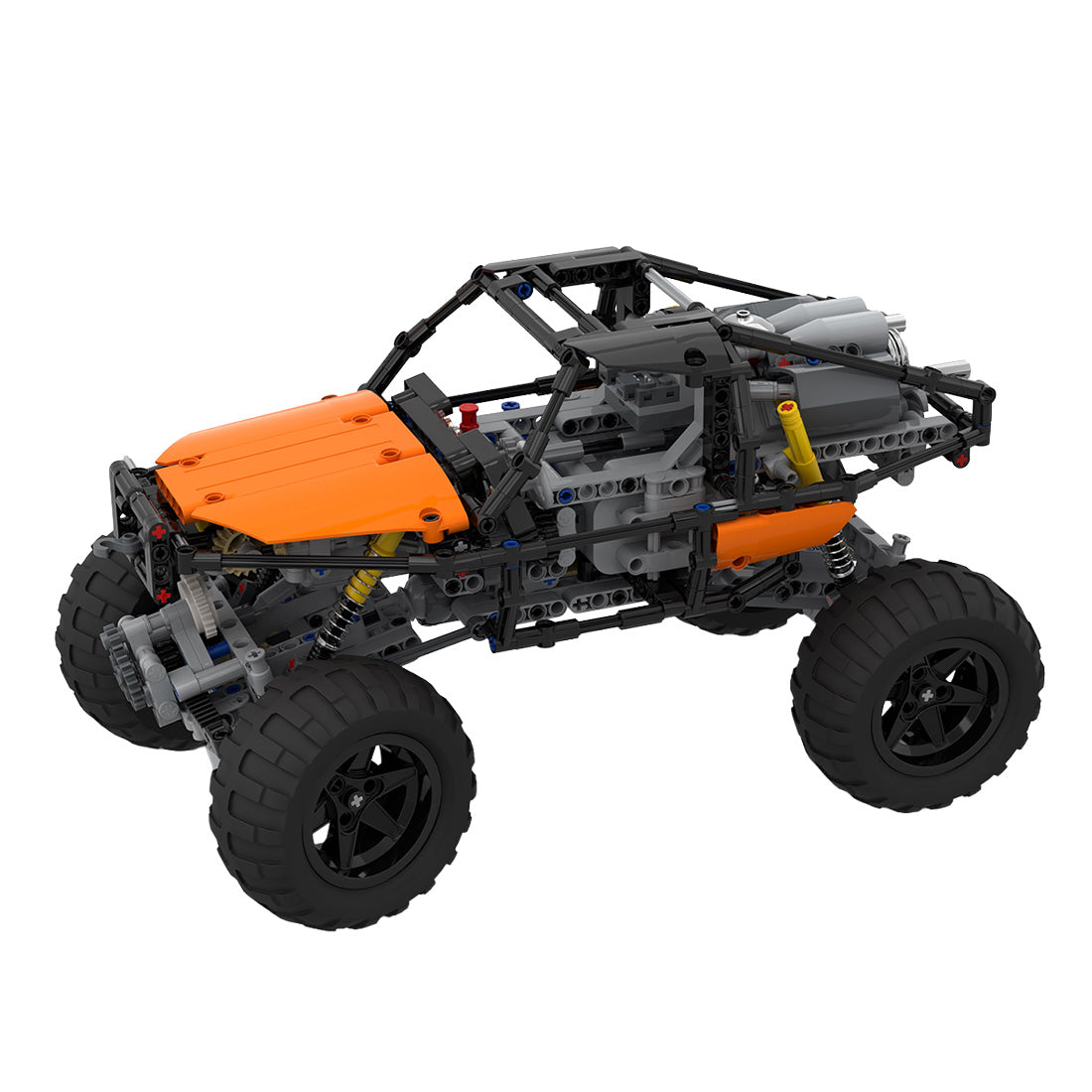 MOC-61810 Trial Crawler Enhanced Edition RC Rock Crawler Building Blocks