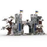 MOC-237647 Medieval Twin Tower City Gate Building Blocks