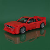 Italian Racing Sports Car Building Block (gobricks/red)