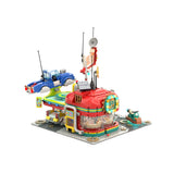 Space Helmet Roadside Diner Building Blocks