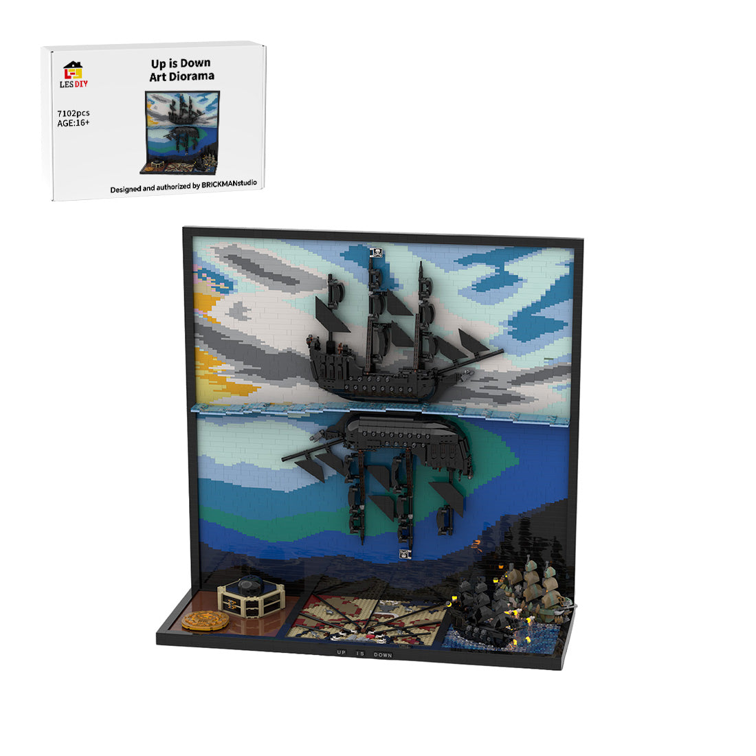 MOC-275983 Pirates of the Caribbean “Up Is Down” Art Building Blocks