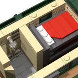 Classic European Canal Houseboat MOC Building Blocks