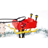 MOC-4121 Motorized Christmas Santa Sleigh & Reindeer Building Blocks