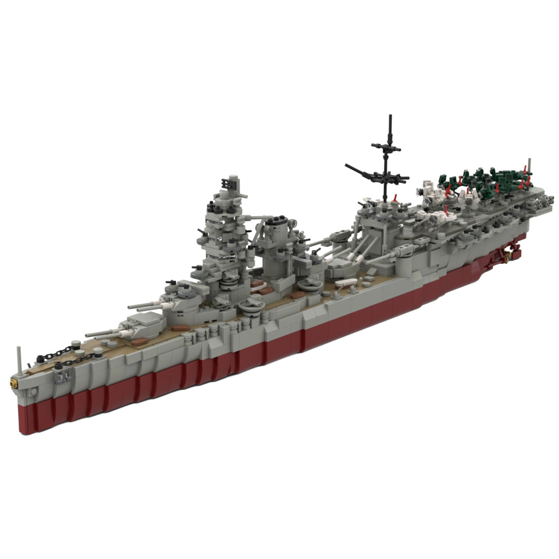 IJN Ise WWII Aviation Battleship Building Blocks