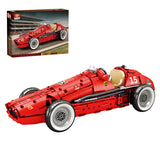 Mocsage 1/8 Scale 1950s Retro Championship Race Car Building Blocks
