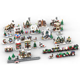 MOC-124484 Winter Village Street View Building Blocks