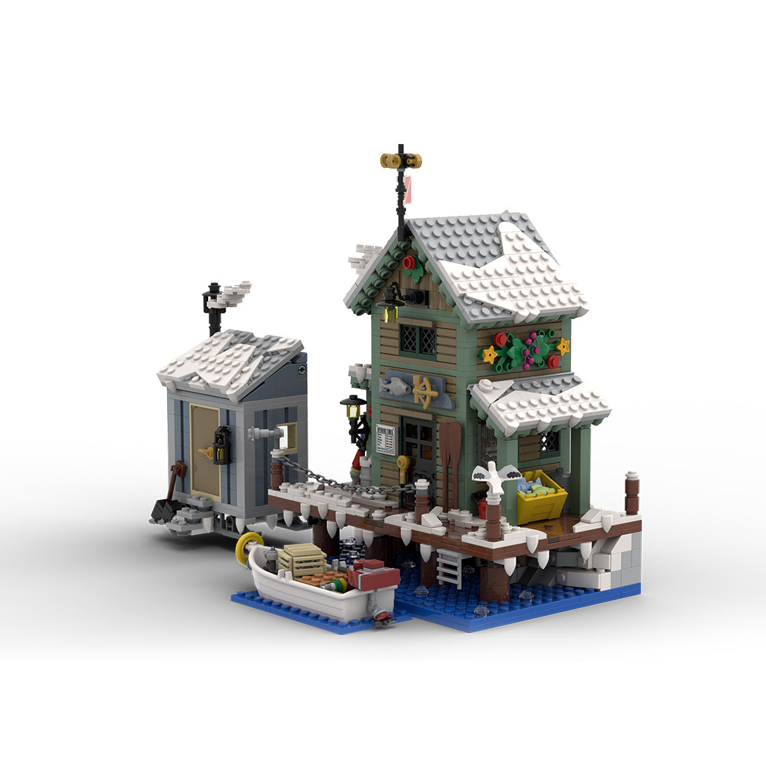 Winter Fish and Supply Building Blocks